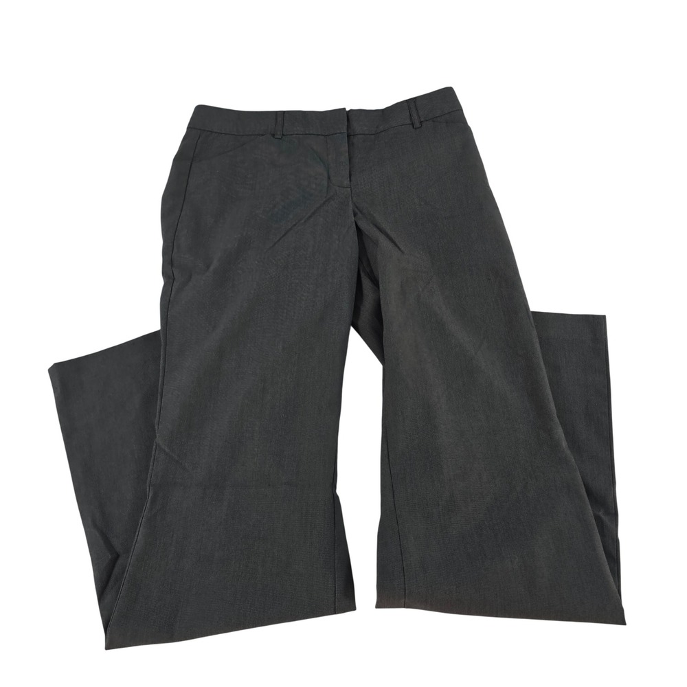 Express Design Studio Editor Dress Pants Womens 2 Charcoal Gray Bootcut Trousers